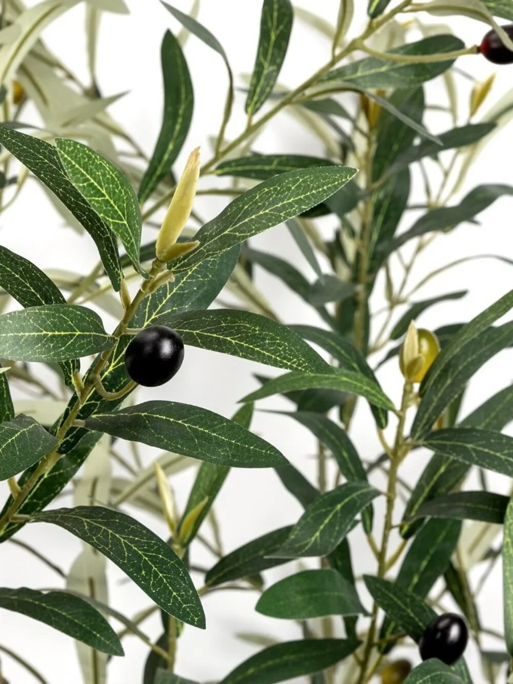 Artificial Olive Tree 5FT Tall Faux Olive Trees Indoor with White Planter Large
